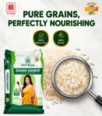 Sona Bharat Husking Bashkati Rice – 10 KG | Premium Silky Sortex Rice - Image 5