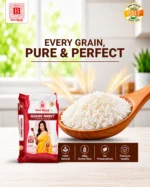 Sona Bharat Husking Miniket Rice – 10 KG | Premium Silky Sortex Rice - Image 6